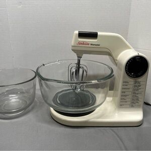 Sunbeam Mixmaster Electric 12-Speed Stand Mixer Vintage Working